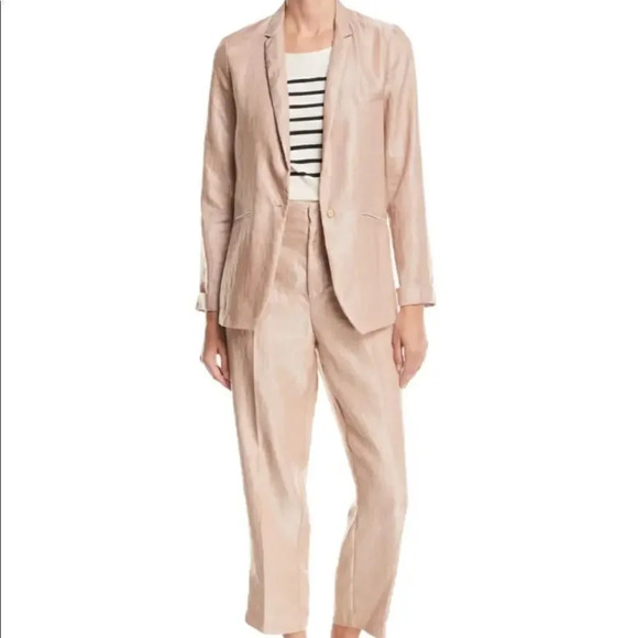 Forte Forte "Iridescent" pants in satiny linen. - Picture 3 of 14